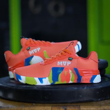 Tênis MVP para Cross Training 5x5 - Orange-Splash - MVP Fitness - Loja Oficial