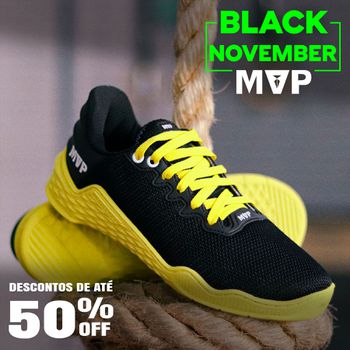 Tênis MVP para Cross - 3x3 Yellow Black - MVP Fitness - Loja Oficial