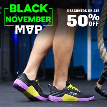 Tênis Para Cross MVP 4x4 - Black Yellow Purple - MVP Fitness - Loja Oficial