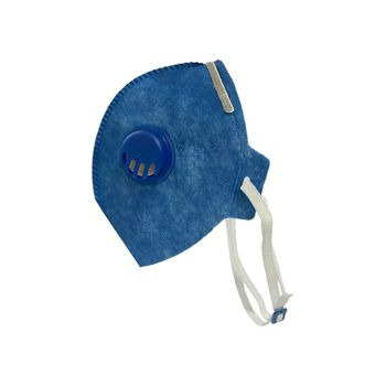 RESPIRADOR PFF2 AZUL COM VÁLVULA - Loja Neobetel EPI