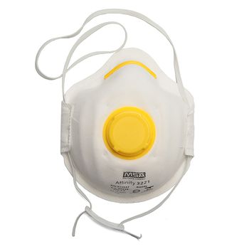 RESPIRADOR PFF2 TIPO CONCHA COM VÁLVULA BRANCO AFF... - Loja Neobetel EPI