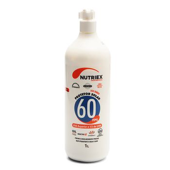 PROTETOR SOLAR FPS 60 UVA 1 L NUTRIEX - Loja Neobetel EPI