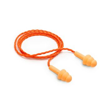 PROTETOR AURICULAR EM SILICONE 19 DB LARANJA COM C... - Loja Neobetel EPI