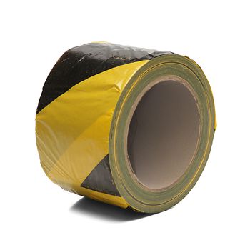 FITA ZEBRADA PRETO E AMARELO 70 MM X 200 M 700.000... - Loja Neobetel EPI