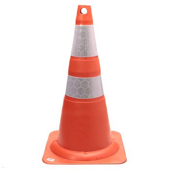 CONE DE PVC FLEXÍVEL 75 CM - Loja Neobetel EPI