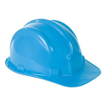CAPACETE AZUL CLARO PLT ABA FRONTAL COM CARNEIRA P... - Loja Neobetel EPI