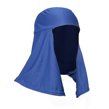 TOUCA ÁRABE DE HELANCA COM VELCRO AZUL ROYAL REPTE... - Loja Neobetel EPI