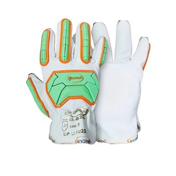 LUVA VAQUETA HAMMER VALCAN 6IM001 CONTRA IMPACTO - Loja Neobetel EPI