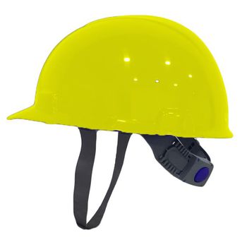 CAPACETE ABA FRONTAL AMARELO COM CARNEIRA PLÁSTICA... - Loja Neobetel EPI