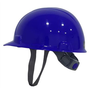 CAPACETE ABA FRONTAL AZUL COM CARNEIRA PLÁSTICA UL... - Loja Neobetel EPI