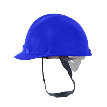 CAPACETE ABA FRONTAL AZUL COM CARNEIRA PLÁSTICA UL... - Loja Neobetel EPI