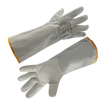 LUVA MISTA VAQUETA E RASPA COM PUNHO 20CM VALCAN V... - Loja Neobetel EPI
