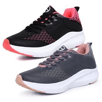 Kit 2 Pares Tênis Feminino Esportivo - Ousy