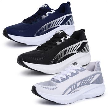 Kit 3 Pares Tênis Masculino Esportivo - Ousy
