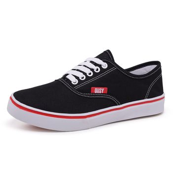 Tênis Casual Sapatênis Feminino Básico Sola Reta Moderno Confortável Leve Preto - Ousy Shoes