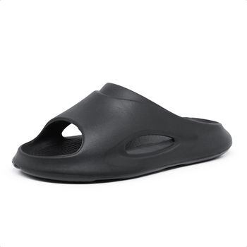 Chinelo Nuvem Slide Mion Masculino Ortopédico 100% Eva Lançamento Moderno Macio Preto - Ousy Shoes