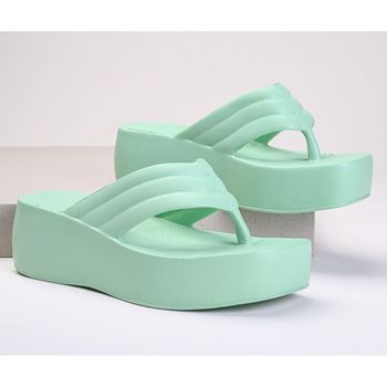 Chinelo Tamanco Feminino Ortopédico Sandália Nuvem Macio Antiderrapante Verde - Ousy Shoes