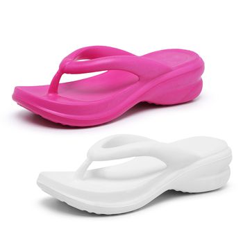 Kit 2 Pares Tamanco Chinelo Ortopédico Feminino Nuvem Sandália Conforto Macio Antiderrapante Branco ... - Ousy Shoes