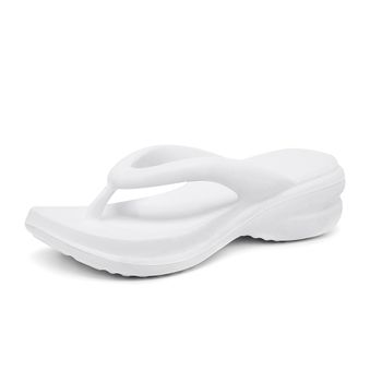 Chinelo Ortopédico Feminino Sandália Tamanco Nuvem EVA Macio Antiderrapante Branco - Ousy Shoes
