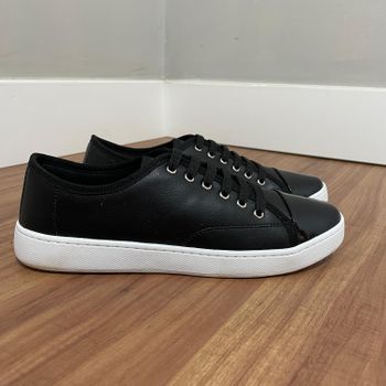 Tênis Jade - Napa Preto/Verniz - B666 - Outlet Banana Rosa