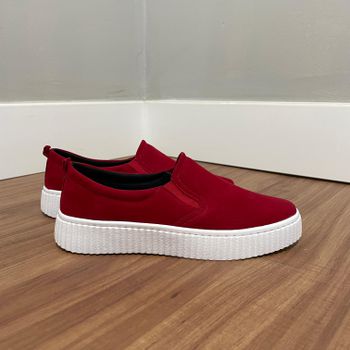 Slip On Melissa - Sued Ferrari - B627 - Outlet Banana Rosa