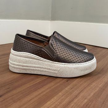 Slip On Isabela - Grafite - B650 - Outlet Banana Rosa