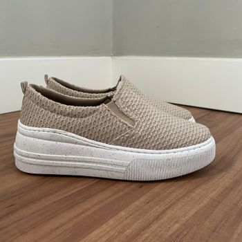 Slip On Fabi - Colméia Creme (SOLA ALTA) - B656 - Outlet Banana Rosa