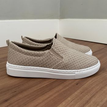 Slip On Fabi - Colméia Creme (SOLA BAIXA) - B657 - Outlet Banana Rosa