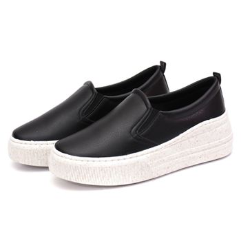 Slip On Eloá - Preto - B518 - Outlet Banana Rosa