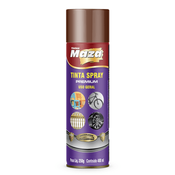 Spray Marrom Brilhante - Maza - PinteDecore