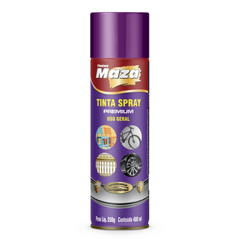 Spray Roxo Brilhante - Maza - PinteDecore