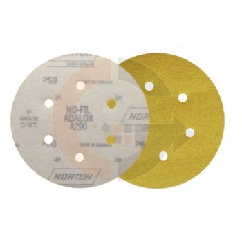 Disco De Lixa A290 De 6 Furos Grão P040 - Norton - PinteDecore