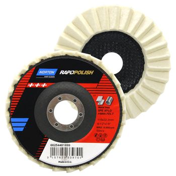 Disco Flap De Feltro Rapid Polish - Norton - PinteDecore