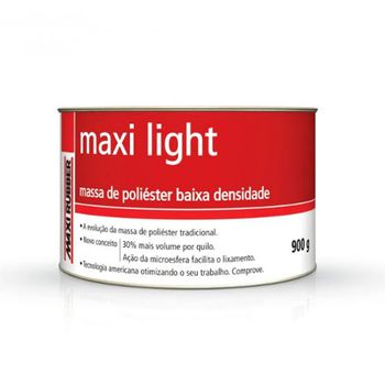 Massa Poliéster Maxi Light - Maxi Rubber - PinteDecore