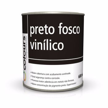 Preto Fosco Vinílico - Maxi Rubber - PinteDecore