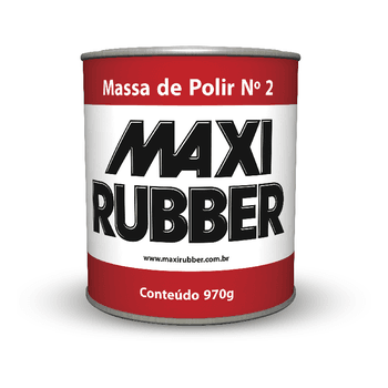 Massa De Polir Nº2 1kg - Maxi Rubber - PinteDecore