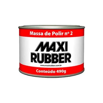 Massa De Polir Nº2 490g - Maxi Rubber - PinteDecore