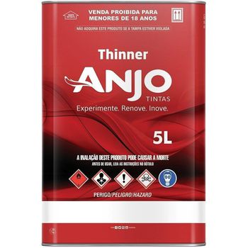 Thinner 2750 Multiuso 5l - Anjo - PinteDecore