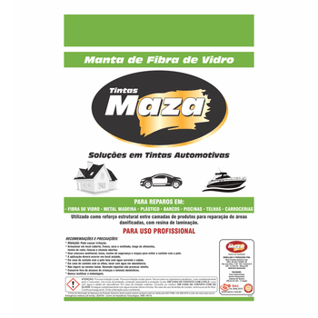 Manta Fibra De Vidro 250g - Maza - PinteDecore