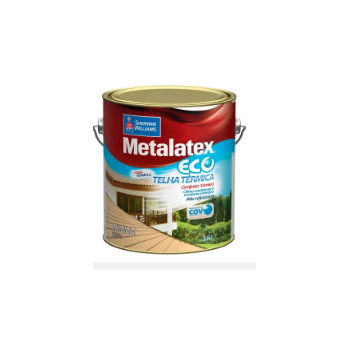 Resina Acrilíca Metalatex Telha Eco 3,6l Vermelho ... - PinteDecore