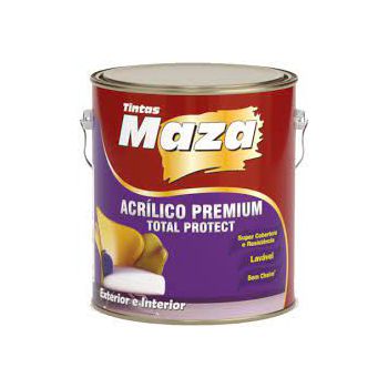 Tinta Acrílica Plus Fosco Branco 3,6l - Maza - PinteDecore
