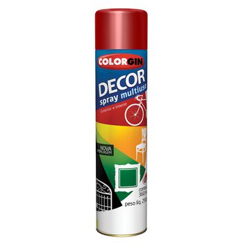 Spray Decor Vermelho Metálico - Colorgin - PinteDecore