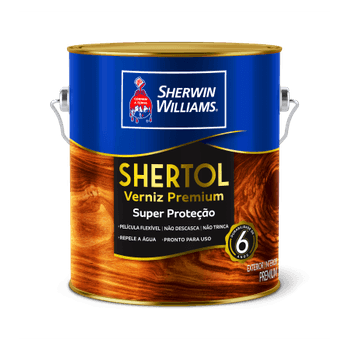 Verniz Shertol Brilhante 3,6l - Sherwin Williams - PinteDecore