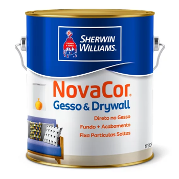 Novacor Acrilíco Gesso Branco 3,6l -sherwin-willia... - PinteDecore