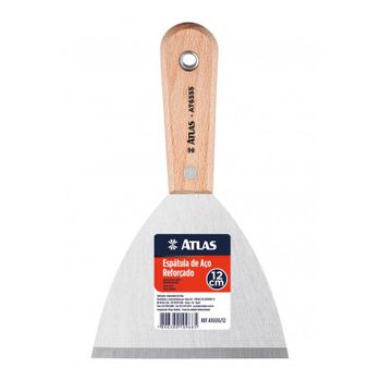 Espátula De Aço Reforçado At6555 - Atlas - PinteDecore