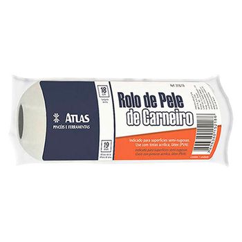 Rolo De Pele De Carneiro 318/19 18cm - Atlas - PinteDecore
