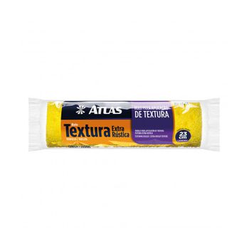 Rolo Textura Extra Rústica 110/55 23cm - Atlas - PinteDecore