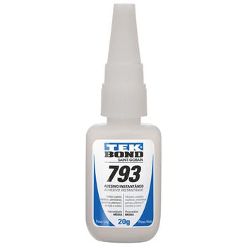 Adesivo Instântaneo 793 20g Bico Antientupimento -... - PinteDecore