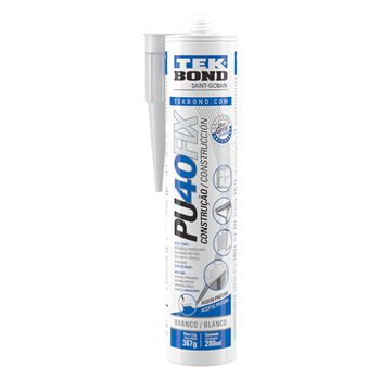Pu40fix Cinza Cartucho 397g - Tekbond - PinteDecore