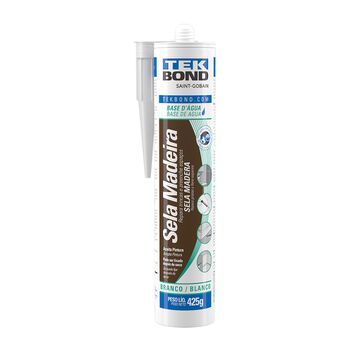 Adesivo Sela Madeira Branco 425g - Tekbond - PinteDecore
